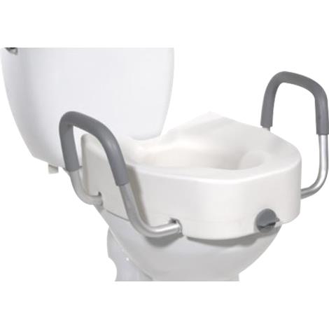 Graham-Field Lumex Locking Raised Toilet Seat With Removable Armrests,6487RA,Lumex Locking Raised Toilet Seat,2/Case