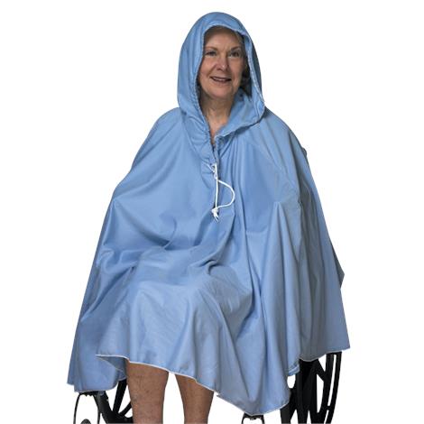 Skil-Care Soft Comfortable Shower Poncho,909120,Short Back Wihout Hood,Each
